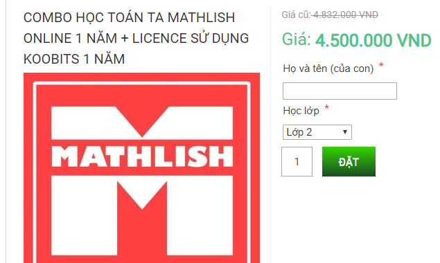 Trung tâm toán tiếng Anh Mathlish đưa Koobits vào sử dụng trong các khóa học tiếng Anh online